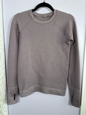 lululemon athletica Women's Rest Less Crewneck Pullover Sweater - Mauve